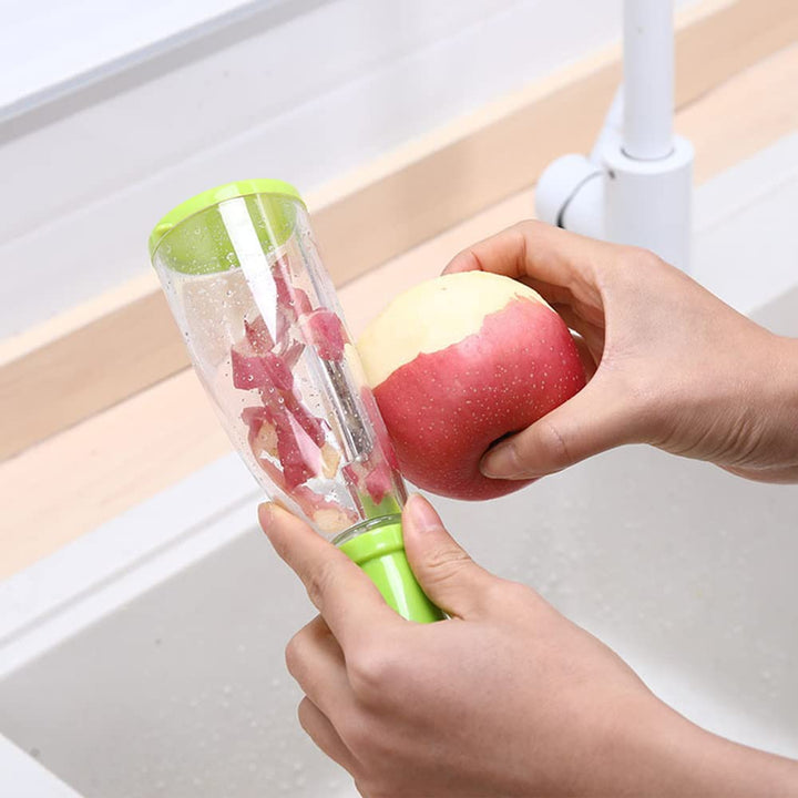 Fruit and Vegetable Peeler with Container DP