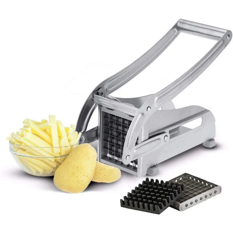 Stainless Steel Manual Potato Cutter French Fries Slicer Potato Chips