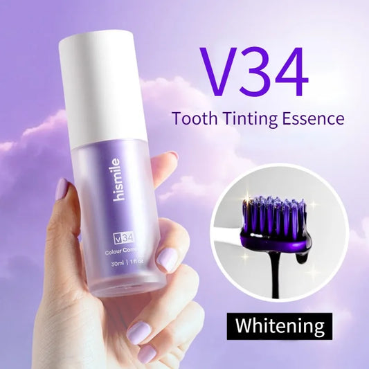 HiSmile Teeth Color Corrector Purple Teeth Whitening Toothpaste